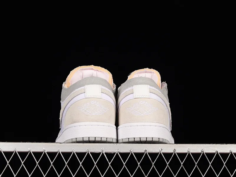 All categories Air Jordan Jordan series basketball shoes Air Jordan 1 Low Z version Air Jordan 1 Low "White and Phantom" AJ1 Joe 1 rice white retro culture and leisure sports sneakers DN1635-100